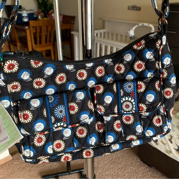 Vera Bradley Libby Night Owl Purse Bag NWT - Picture 3 of 7